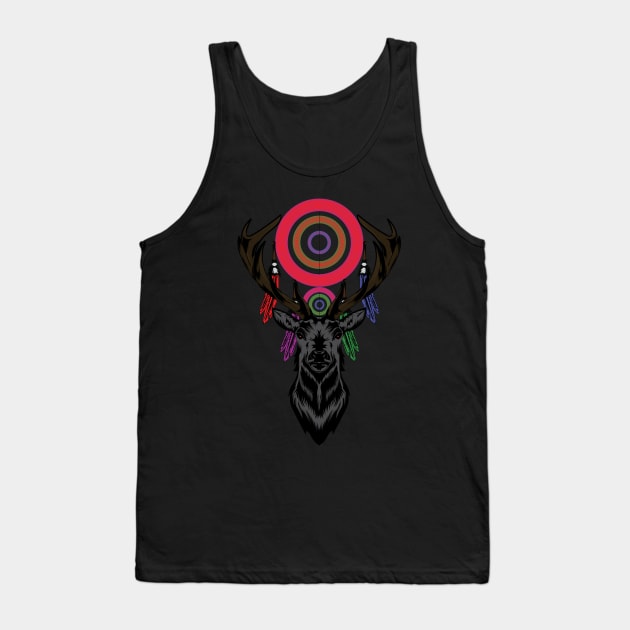 The Deer Dream Catcher Tank Top by paulstevegarcia